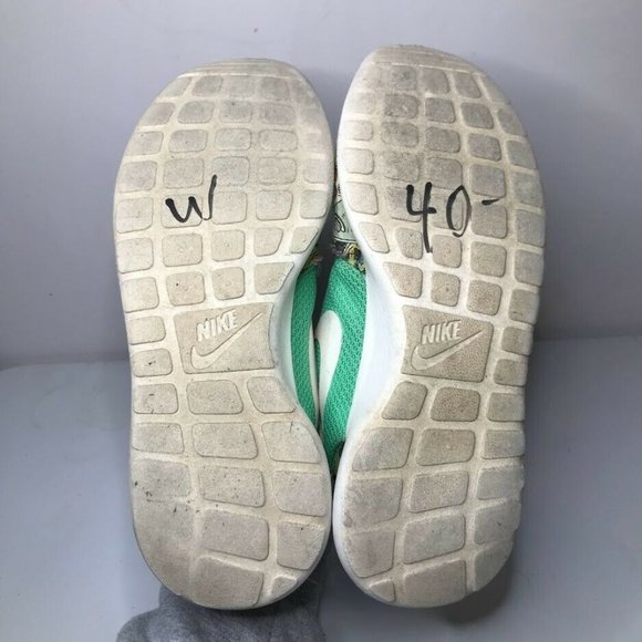 Nike Roshe Run Popeye Cartoon Novelty Sneaker Mens 9 Green Lace Up RARE Shoe - Picture 10 of 11